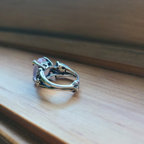 Bloodmilk Rose Quartz Ring - Picture 6 of 6